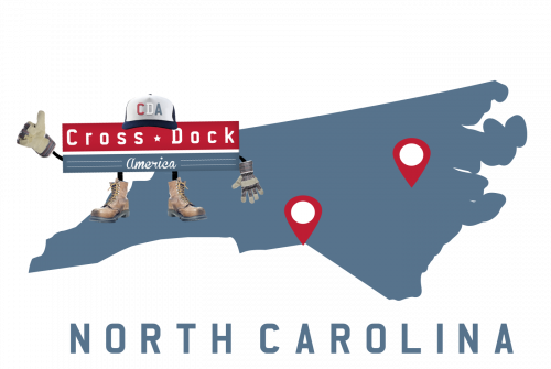 North Carolina Cross-Dock America mascot